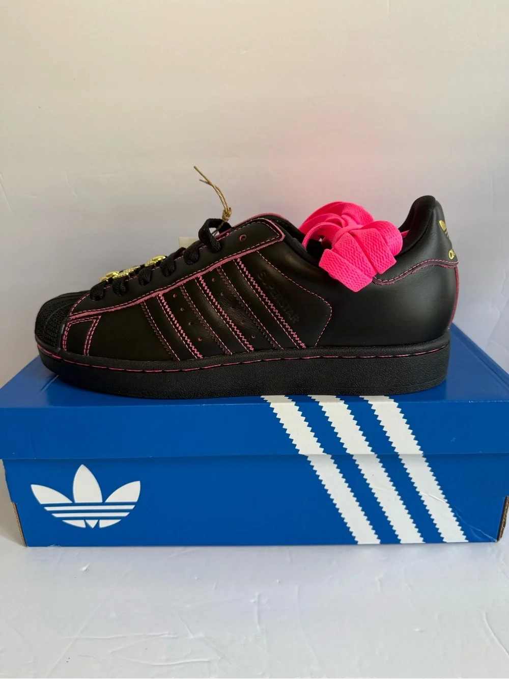 Adidas Superstar II - Women’s 9 - Black + extra laces - NWT - JS1380